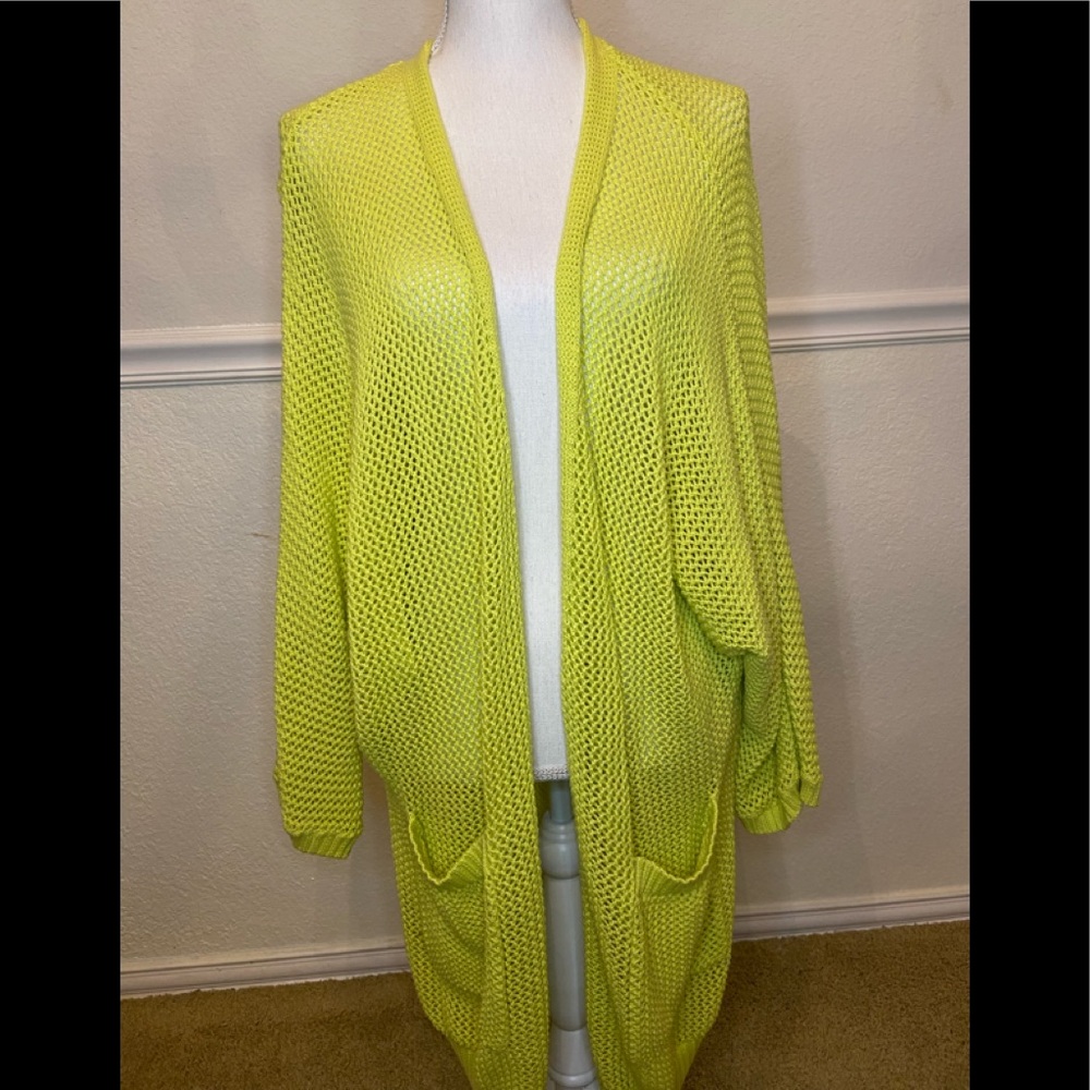 Oversized long cardigan